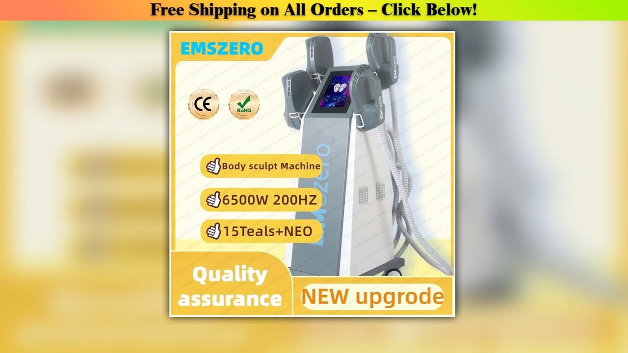 Professional EMS zero Neo Body Sculpting 6500W HIEMT EMS RF Body Slimming Muscle Stimulator