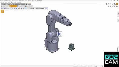 GO2cam robot-based CAM and simulation