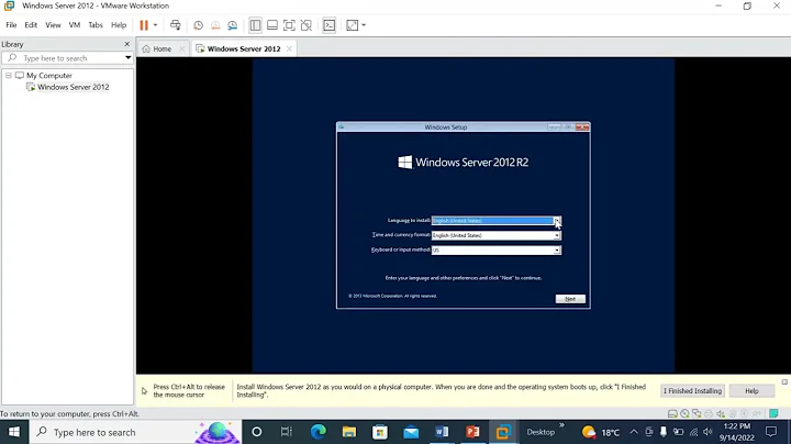 Lesson 3.2 Create window server 2012 virtual machine in VMware