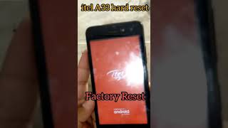 How to itel A33 hard reset |SabriMobile