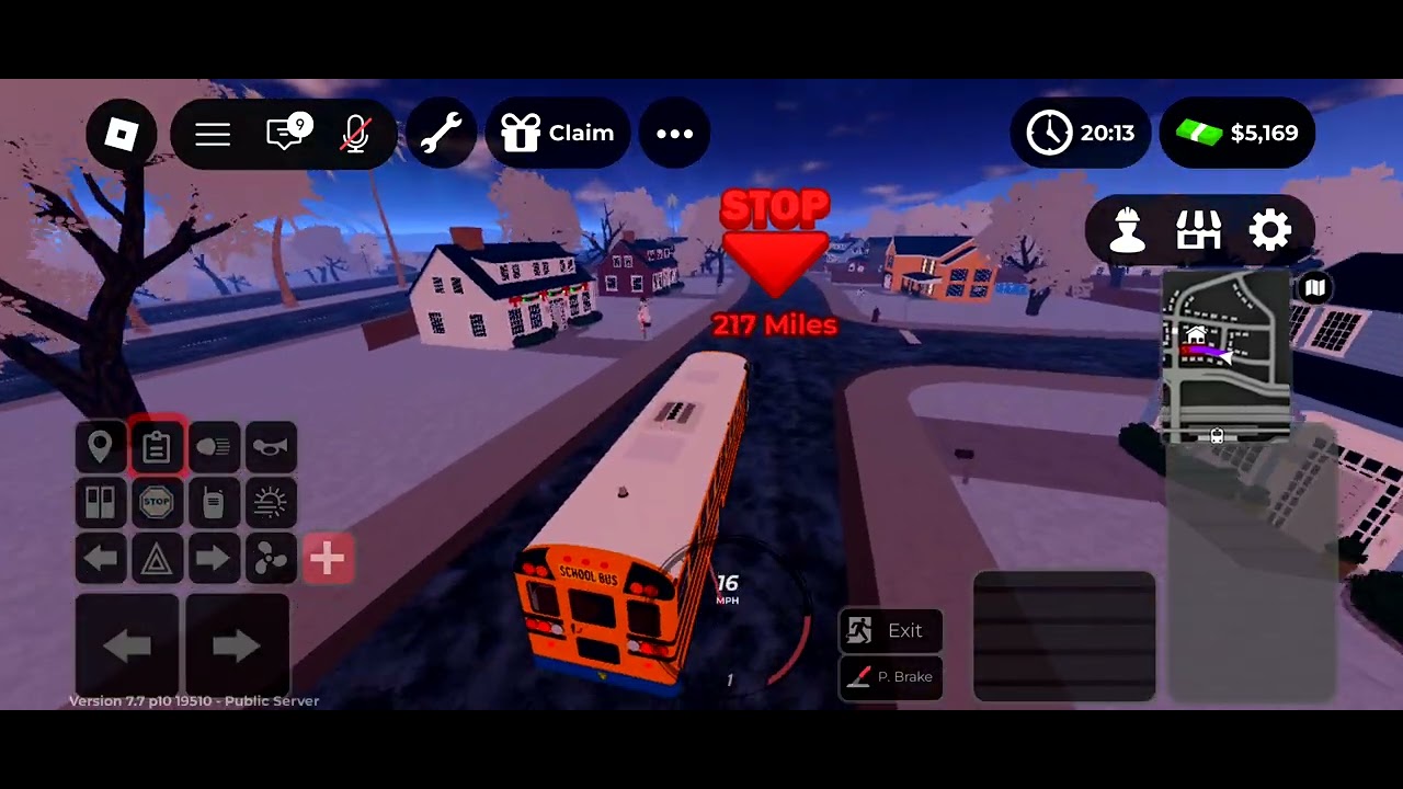 I played school bus simulator in Roblox 