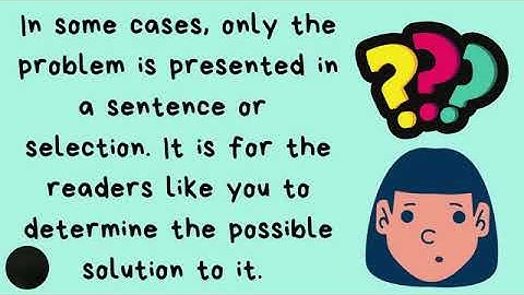 English Grade 3 Quarter 3 Week 3: Problem and Solution