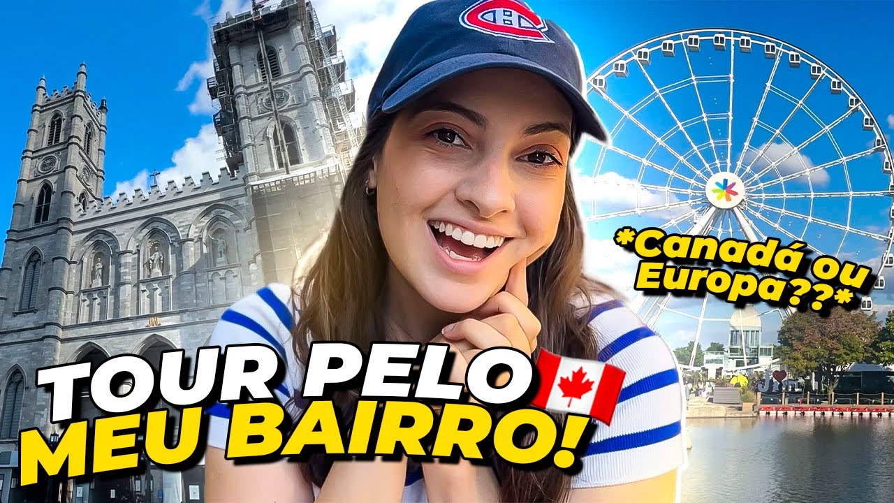ONDE EU MORO? Meu bairro em Montreal no CANADÁ, tudo que tem pertinho de casa!