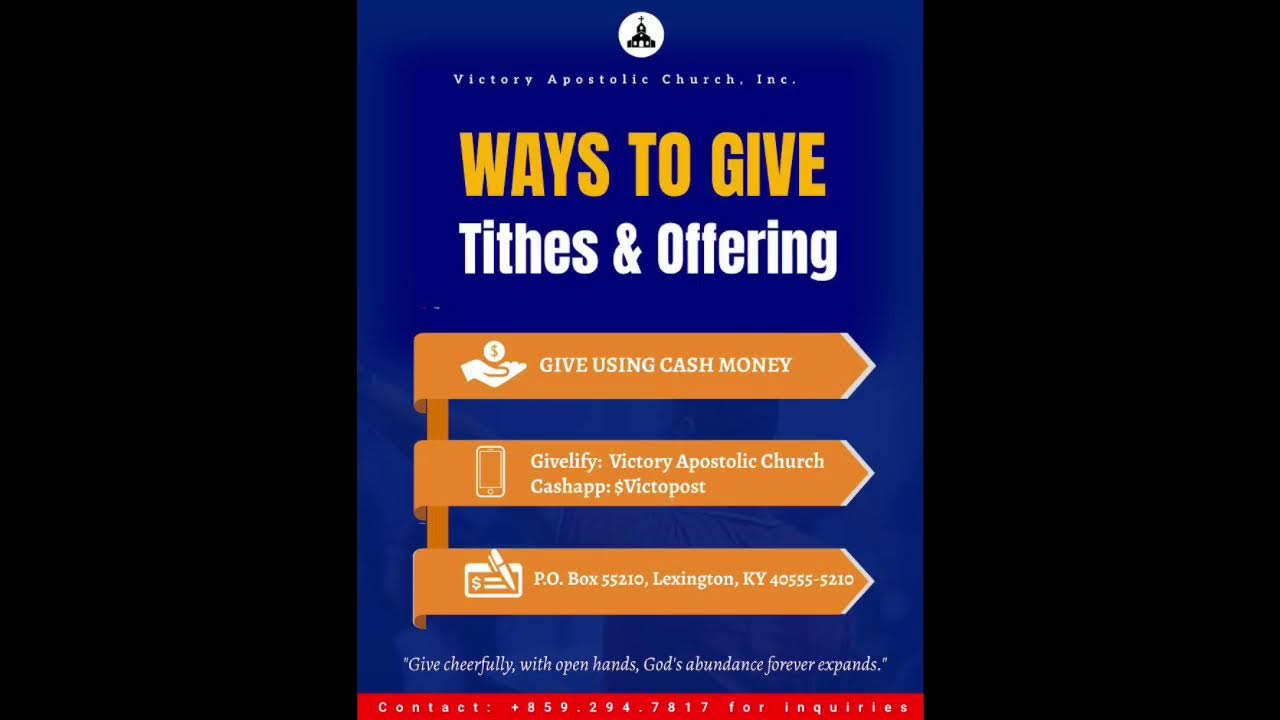 Victory Apostolic Church (1/22/2026)