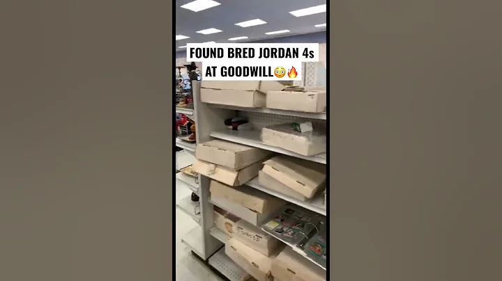 Crazy thrift finds🔥 BRED JORDAN 4s👀 #sneakers #shorts #sneakerhead #thrift #thrifting