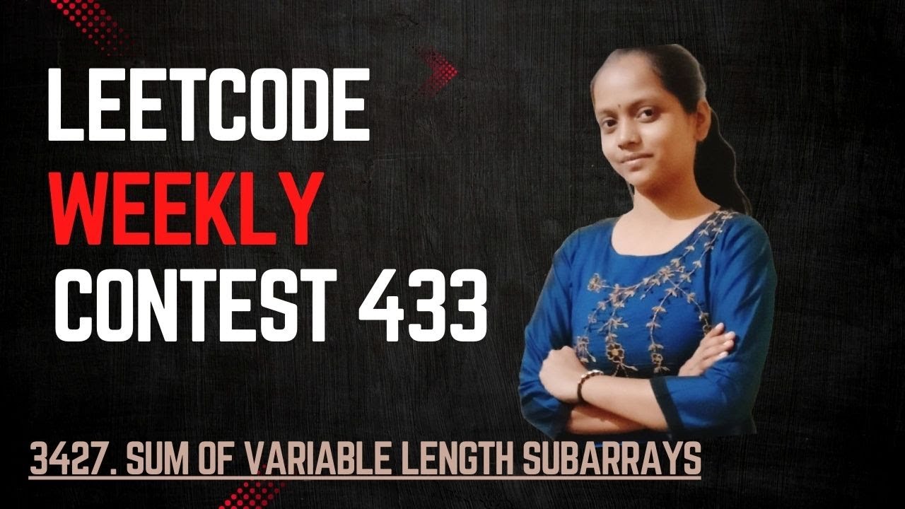 Leetcode | 3427 Sum of Variable Length Subarrays | Java | Simple ...