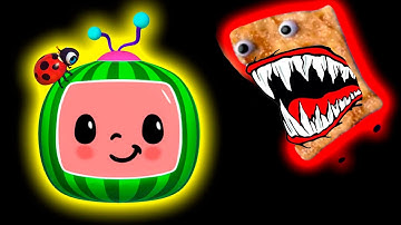 CoComelon Licks Cinnamon Toast Crunch Sound Variations in 60 seconds