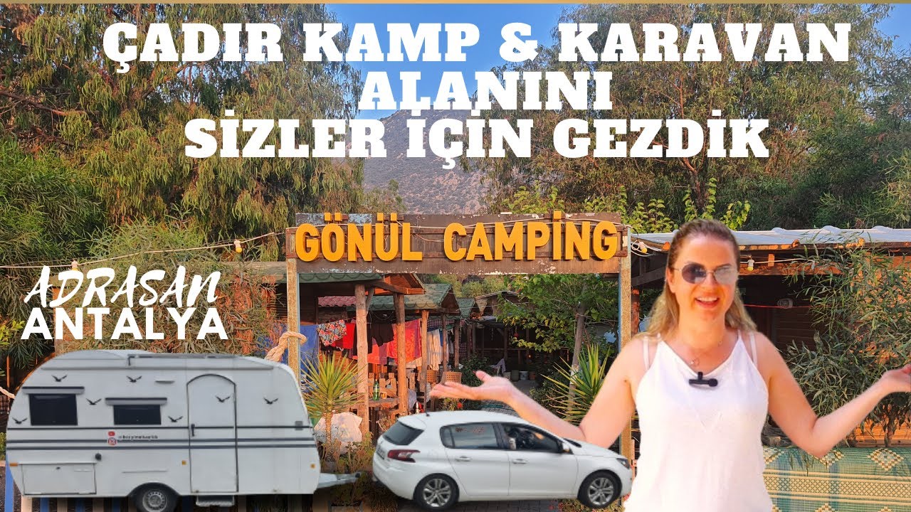 ⁣Çadır ve Karavan Kamp Alanı, Adrasan. Gönül Kamp Karavan