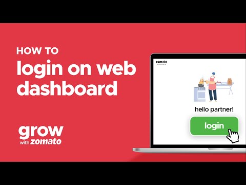 How to login on Zomato Web Dashboard | Grow With Zomato