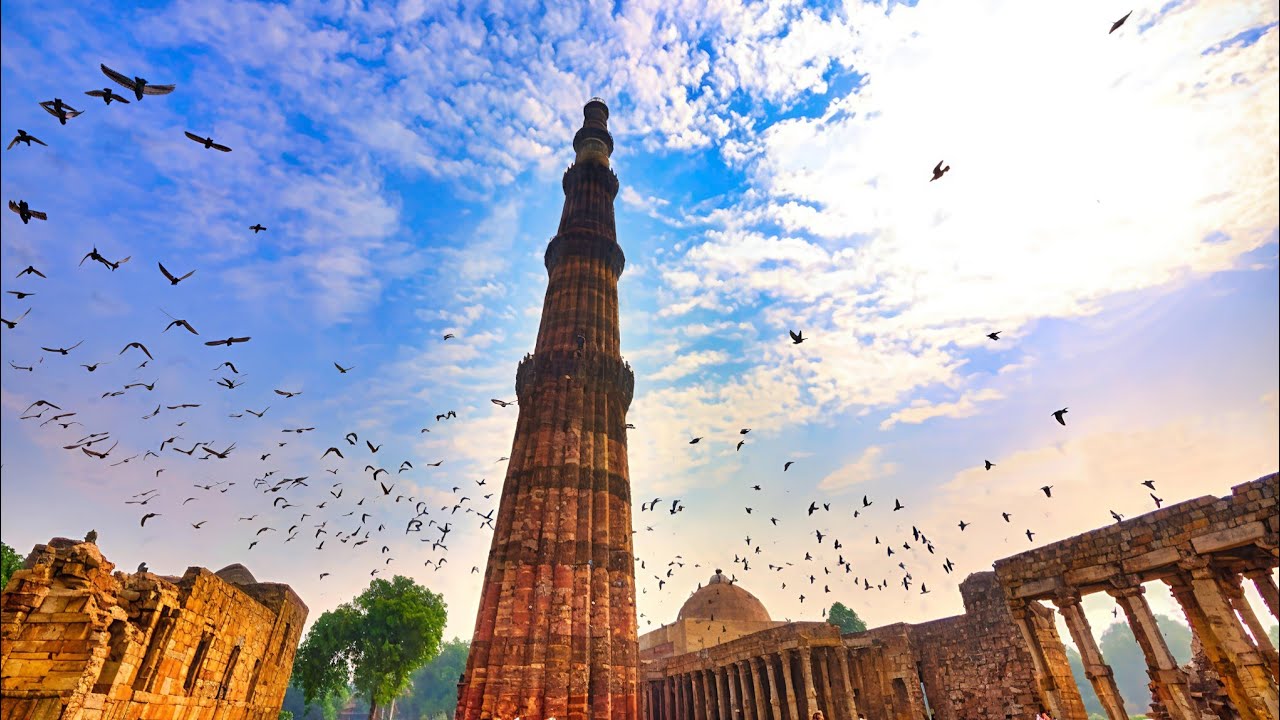 Qutub Minar pahuch gaye 😍(30-Day Vlog Challenge Day 06) 