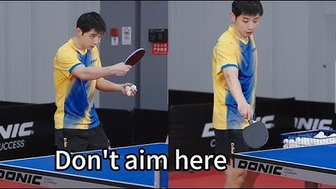 Zhang Jike’s Training Program Suitable for Amateurs — Down-the-Line Drill