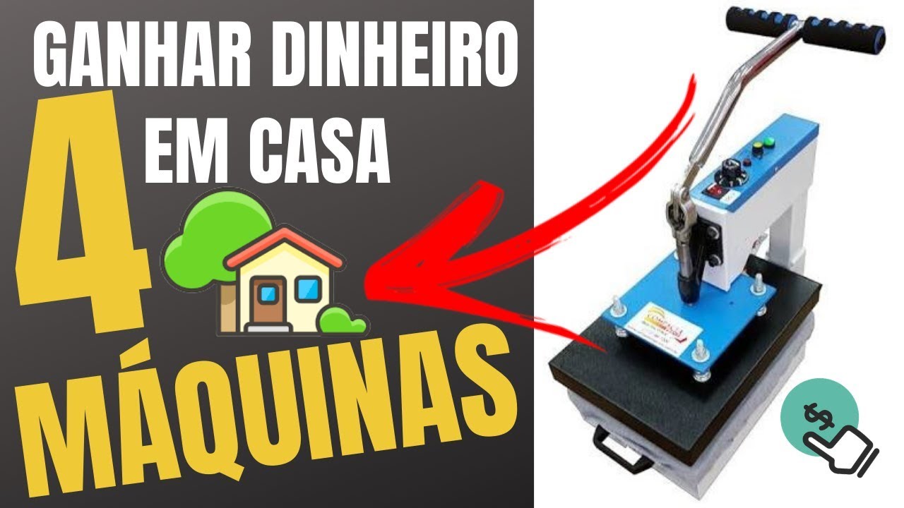4 Máquinas Para Trabalhar Em Casa! Máquinas Lucrativas Para Ganhar ...