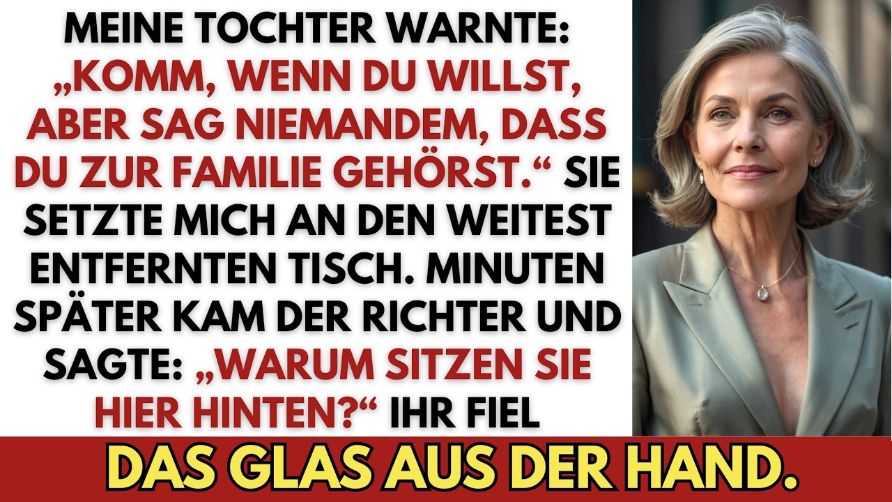 Drei Tage vor der großen Feier rief meine Tochter an – doch es war keine Einladung, sondern eine Warnung: „Mama, du kannst kommen, aber sag niemandem, dass wir verwandt sind. Misch dich unter die...