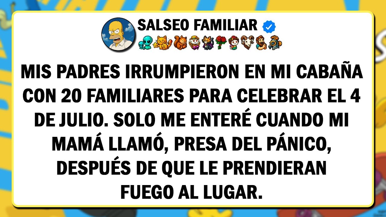 Mis padres irrumpieron en mi cabaña con 20 familiares para celebrar el 4 de julio. Solo me enteré...