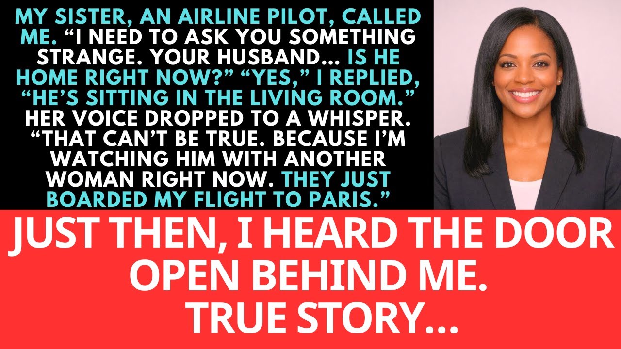 My Pilot Sister Saw My Husband on a Business-Class Luxury Flight to Paris with Another Woman...
