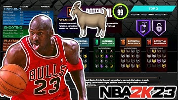 OFFICIAL MICHAEL JORDAN BUILD NBA2K23 CURRENT GEN