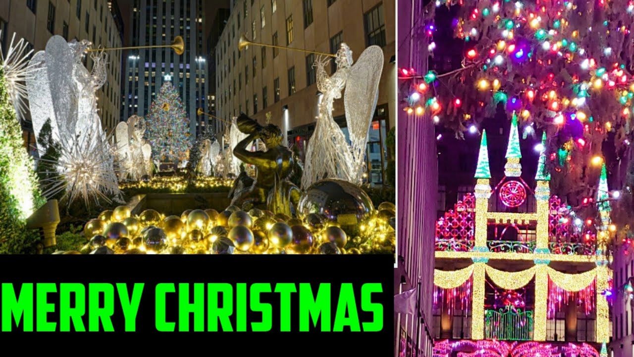 Merry Christmas//Christmas decorations //new york city  YouTube