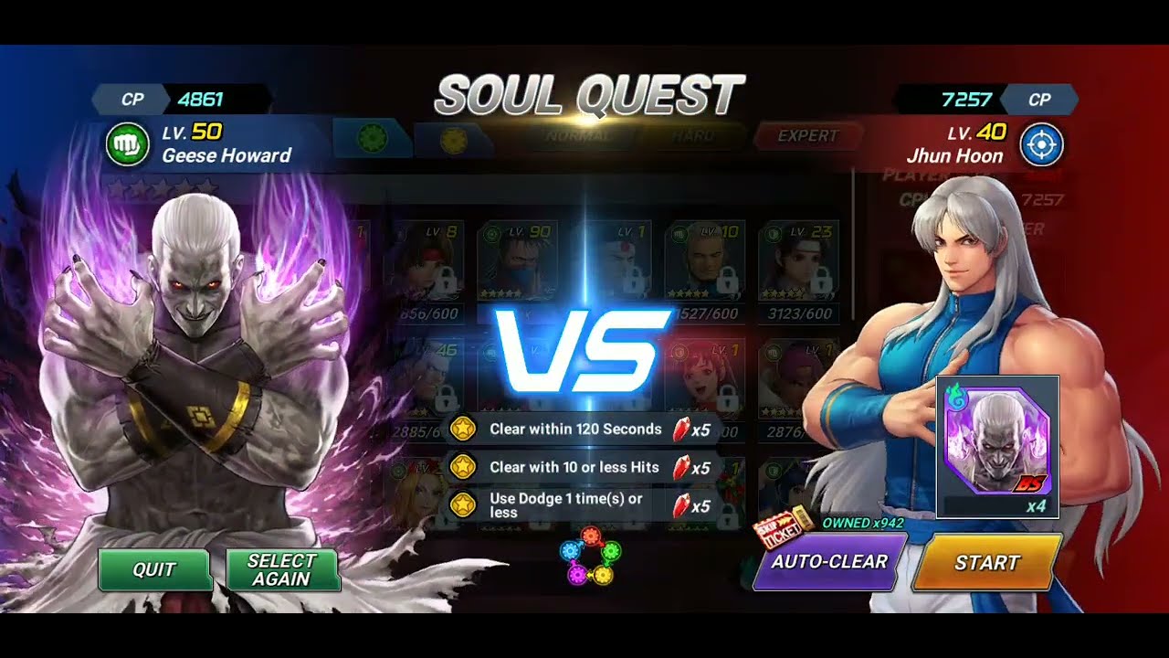 KOF ALLSTAR Nightmare Geese Soul Quest