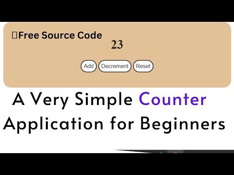 How to make a simple Counter Application using HTML CSS and JavaScript in 5 minutes |  @tutweb532