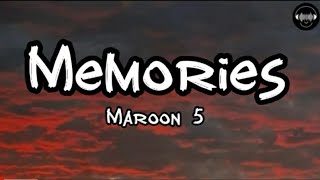 Maroon 5 - Memories (lyrics video)