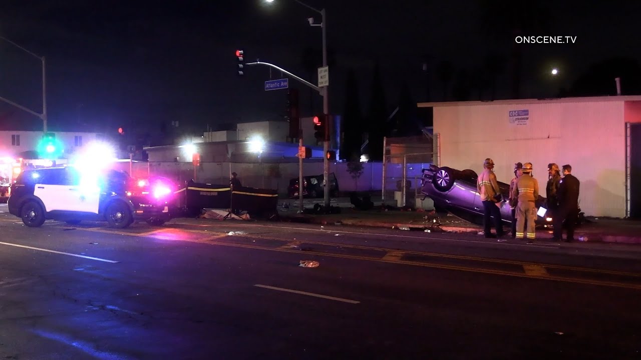 Two Killed in Violent Multi-Vehicle Crash - YouTube