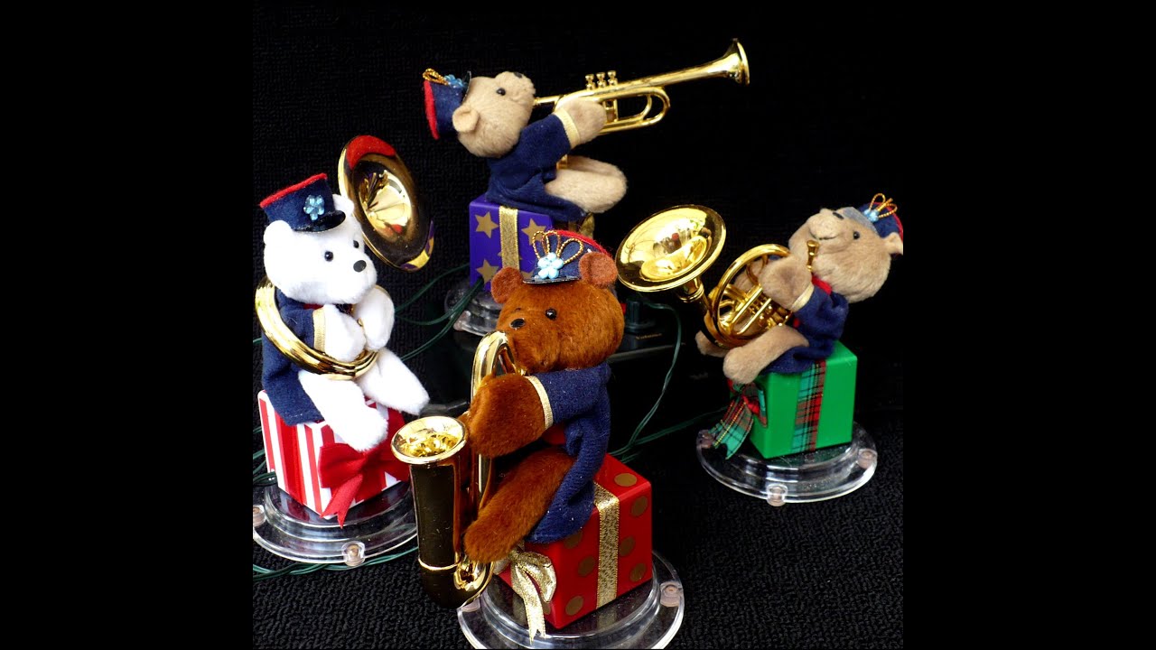 MR. CHRISTMAS BEAR BRASS BAND / VINTAGE 1995 / MUSIC & MOTION! YouTube