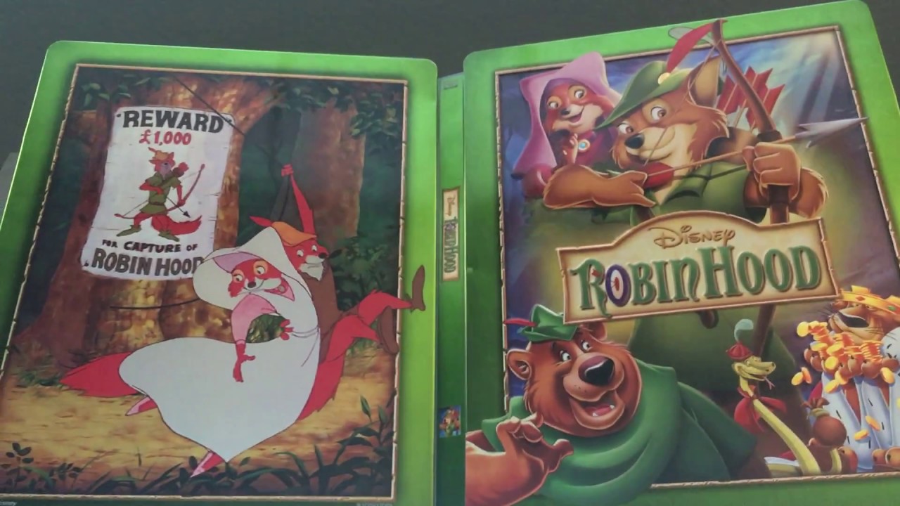 ROBIN HOOD [ZAVVI] DISNEY LIMITED EDITION STEELBOOK COLLECTION #16 BLU RAY REVIEW