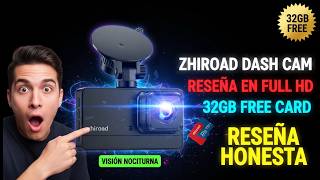 Zhiroad Dash Cam 4K 🚗 Reseña Completa | WiFi + App + 64GB | ¿La Mejor Dashcam Económica?