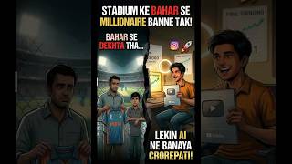 Stadium Ke Bahar Jersey Bechne Wala Ladka Viral Ho Gaya. #IPL #Cricket #AI #DigitalMarketing #viral