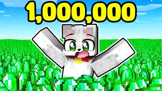 Minecraft pero Consigo 1.000.000 de ESMERALDAS 💚🤯