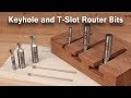 How to Use Keyhole and T-Slot Router Bits