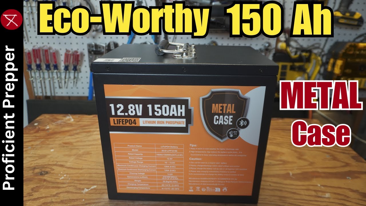 Is This The Toughest 12V Battery Ever Made? Eco-Worthy Metal Case LiFePO4 12v 150Ah Battery Review