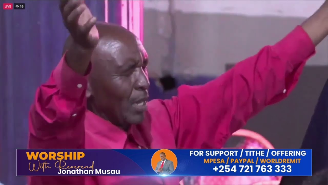 WORSHIP WITH REV. JONATHAN MUSAU FROM THE CITY OF CHAMPIONS