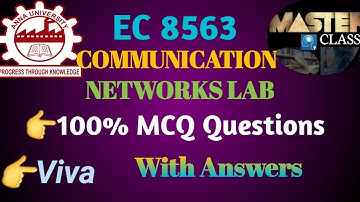 MCQ Questions with Answers Communication Networks