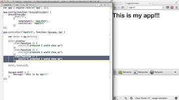 Egghead io   AngularJS   Promises