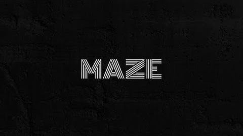 Maze - Animated Typeface | After Effects Template