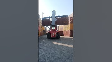 Kalmar #Reachstacker video shifting@video