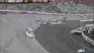Sharpie-Mini 300 Bobby Labonte Crash