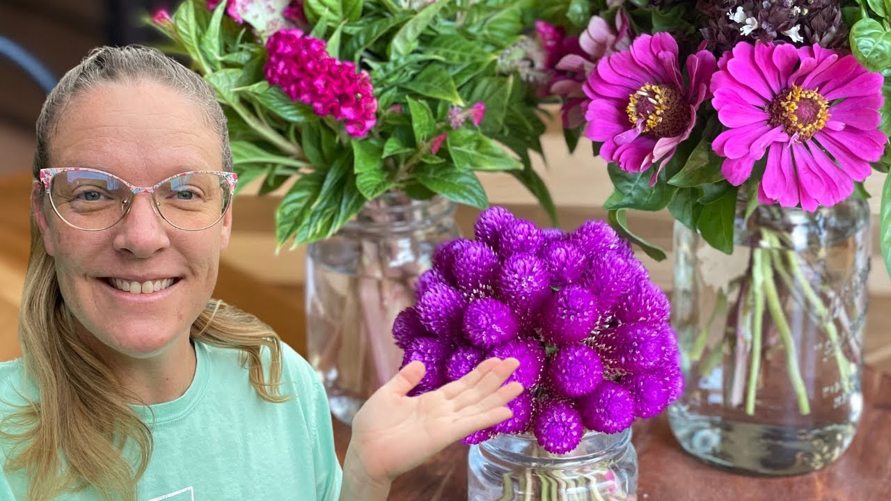 3 Easy Flower Arrangements 🌺🌷🌻 || Mason Jar Flower Arrangements || How To Arrange Flowers In A Vase