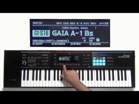 Roland Juno-DS - How to use Apreggio