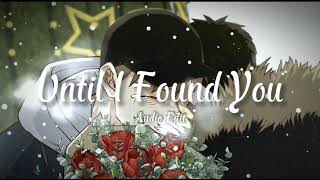 Stephen Sanchez - Until I Found You Ft. Em Beihold Edit Audio December Rain