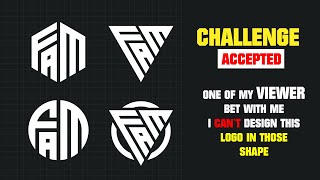 Logo Design CHALLENGE ACCEPTED | Requested Logo Design Process