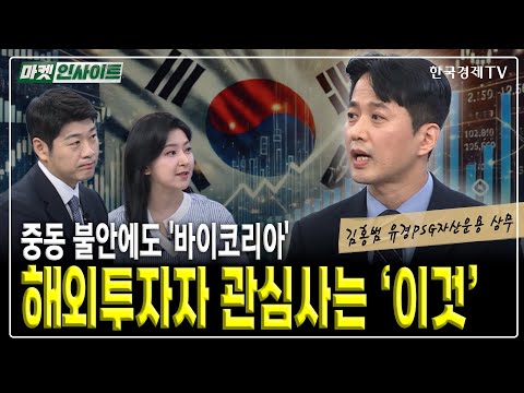 중동 불안에도 &#39;바이코리아&#39;…해외투자자 관심사는 &#39;이것&#39; (김홍범) / 힘내라 한국증시 코스피 5000 시대로 / 한국경제TV