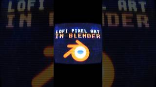 Pixel Art in blender #pixel #pixelart #blender #blender3d #3d #aesprite #tutorial #animation #art