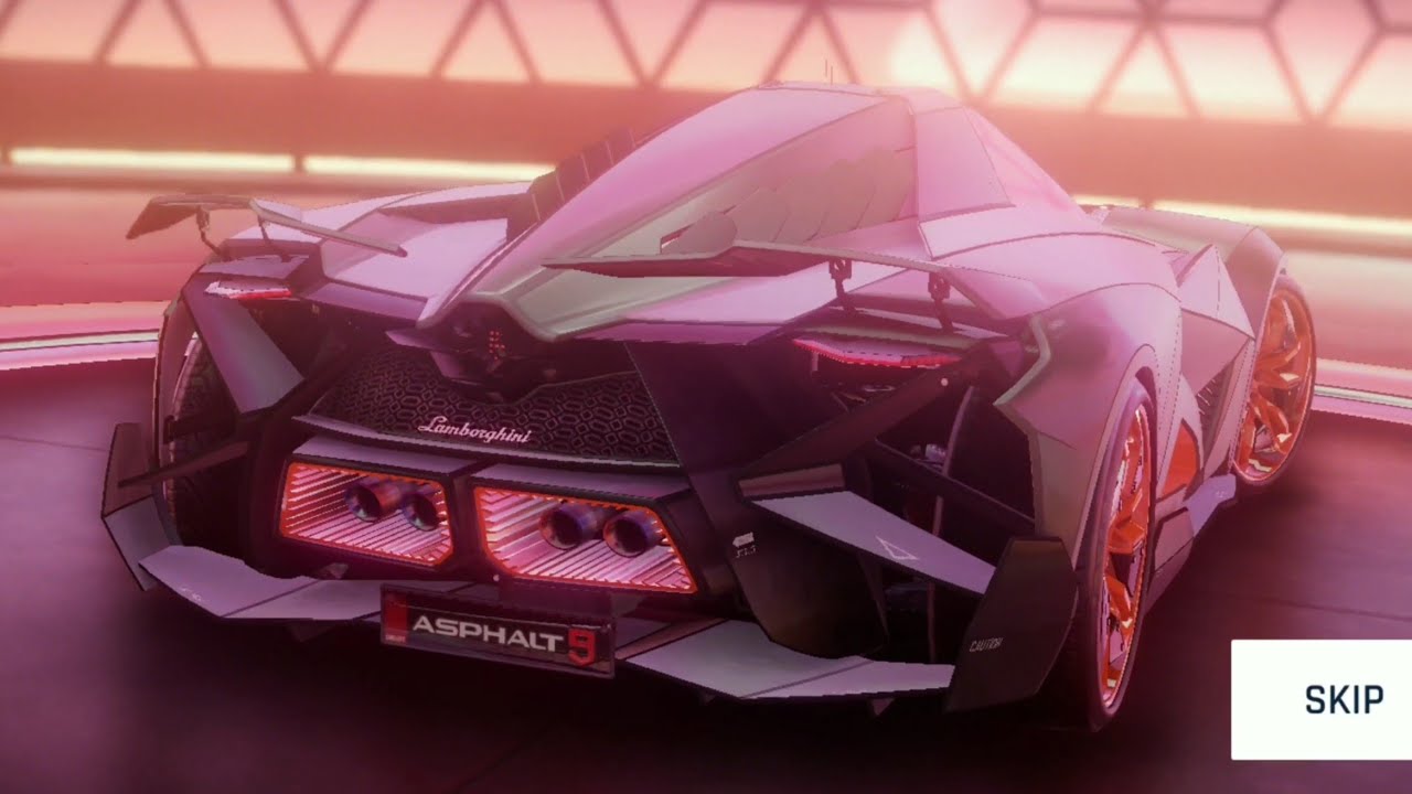 Lamborghini Egoista | Class S | The Freedom Route | Hunted | Asphalt 9 Legends - YouTube