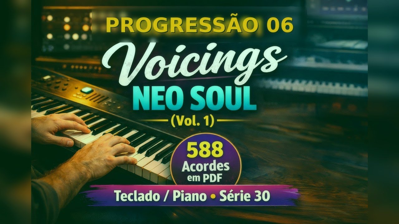 Progressão #06 - Neo Soul | Voicings PROFISSIONAIS no Piano/Teclado (Vol. 1)