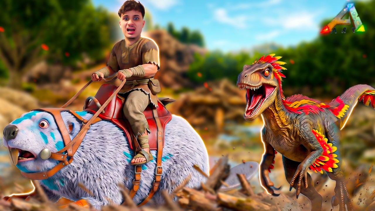 Fui DOMAR um CASTOR no ARK SURVIVAL EVOLVED e isso aconteceu...