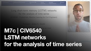 M7c |  LSTM networks for the analysis of time-series | CIV6540