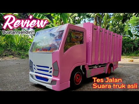  Truk  Mainan Miniatur  ISUZU  NMR GIGA  Buatan Sendiri MANTAP 