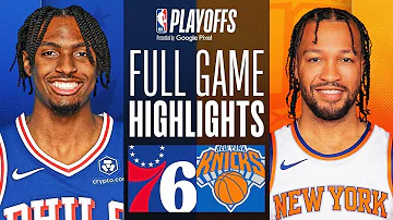 #7 76ERS at #2 KNICKS | FULL GAME 5 HIGHLIGHTS | April 30, 2024